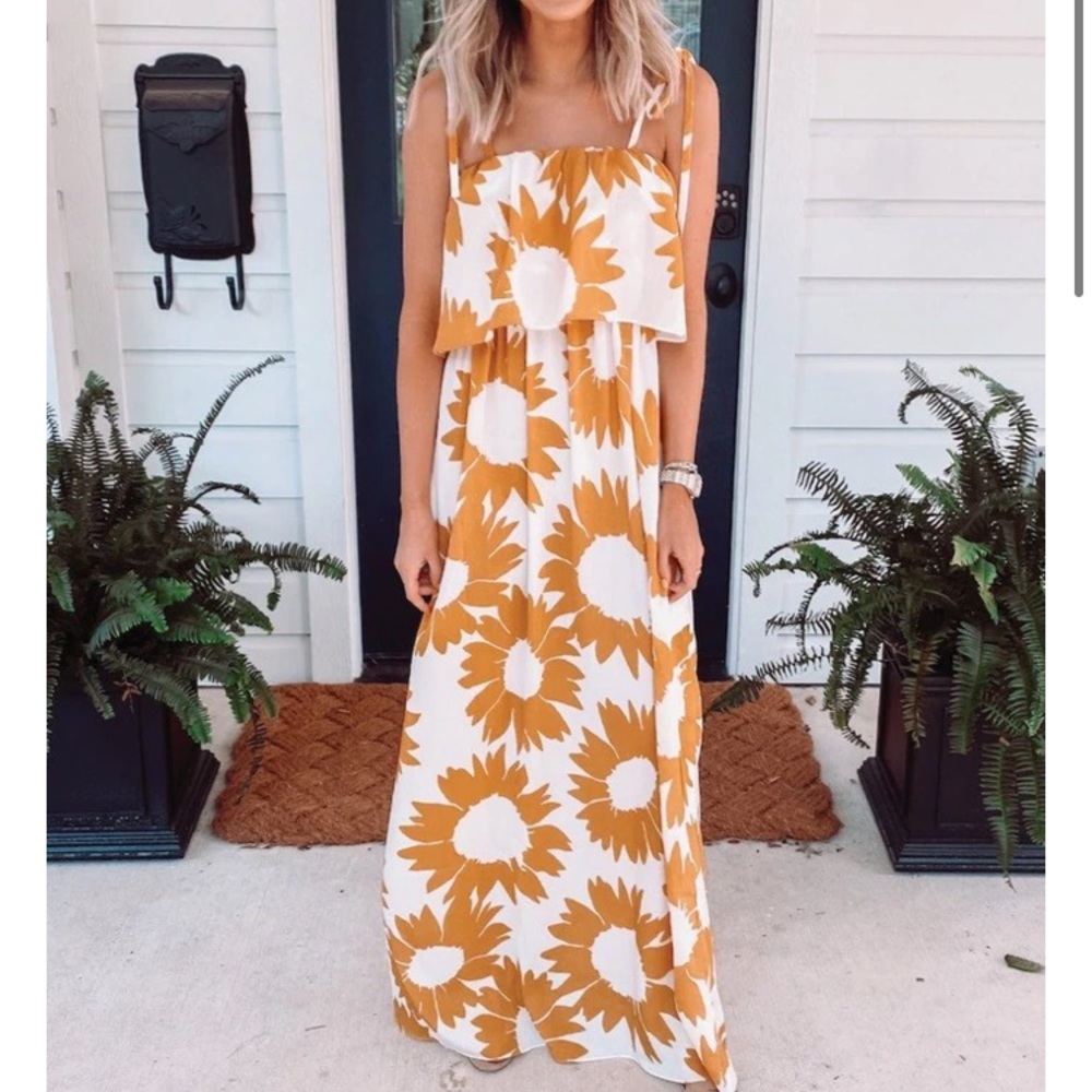 Judith March HERE COMES THE SUN MAXI DRESS